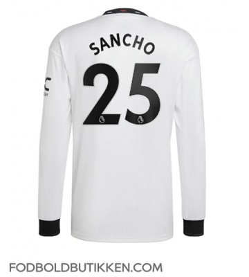 Manchester United Jadon Sancho #25 Udebanetrøje 2022-23 Langærmet